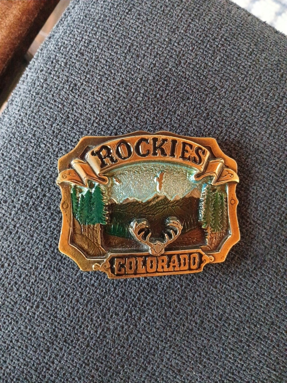 Colorado Rockies Belt Buckle